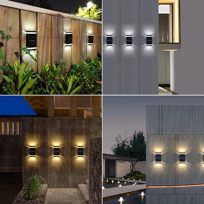 Outdoor Solar Powered Garden Wall Light