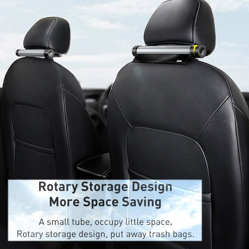 Car Back Seat Hanging Trash Can Organizer