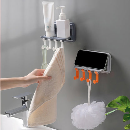 Space-Saving Phone Holder Kitchen Storage Rack
