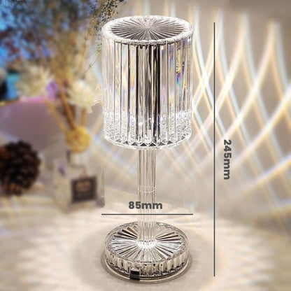 Luxury Crystal Glass Bedside Table Lamp