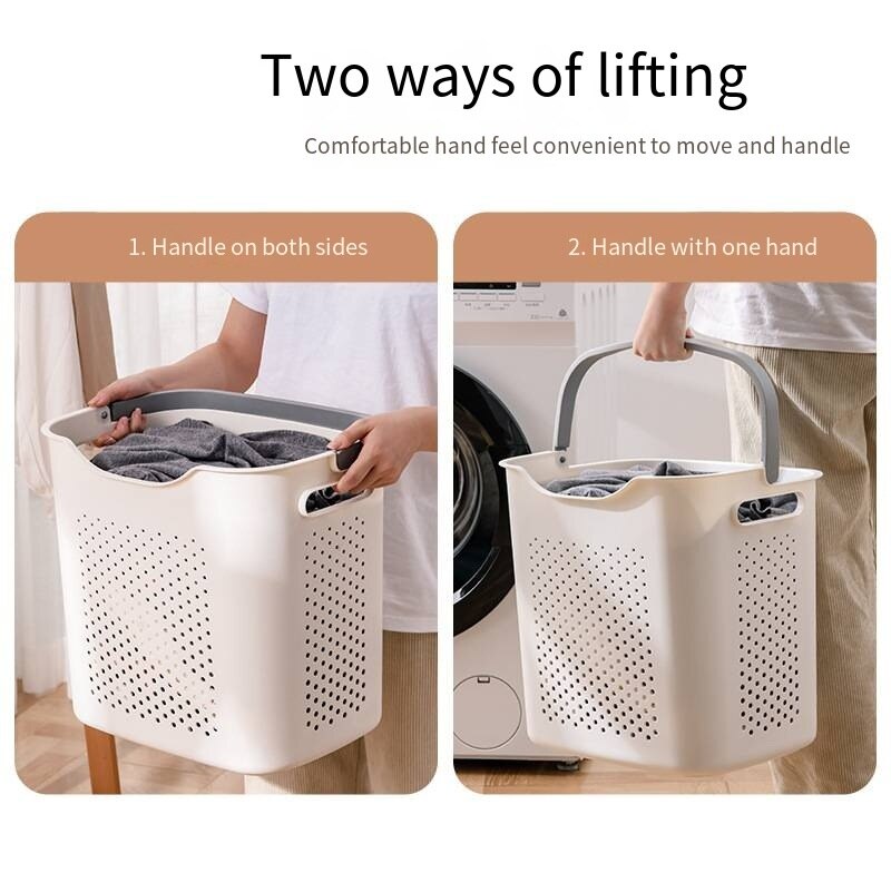 Stylish Japanese Breathable Folding Laundry Hamper
