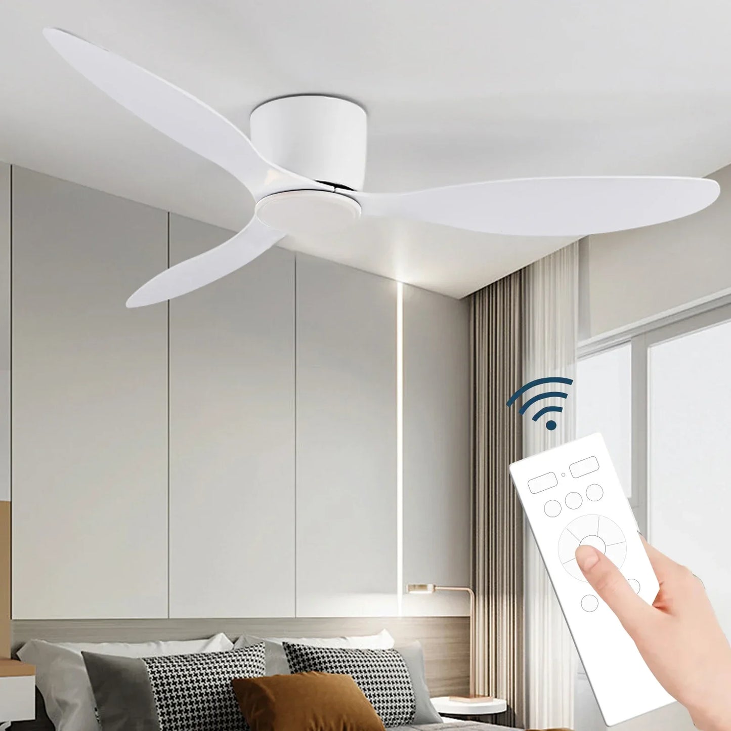 Modern Ceiling Fan Light Fixtures Nordic Style