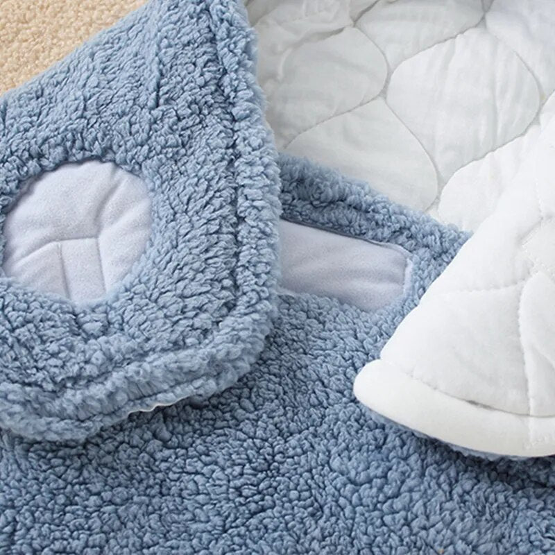 Cuddly Bunny Baby Sleep Sack Swaddle Blanket
