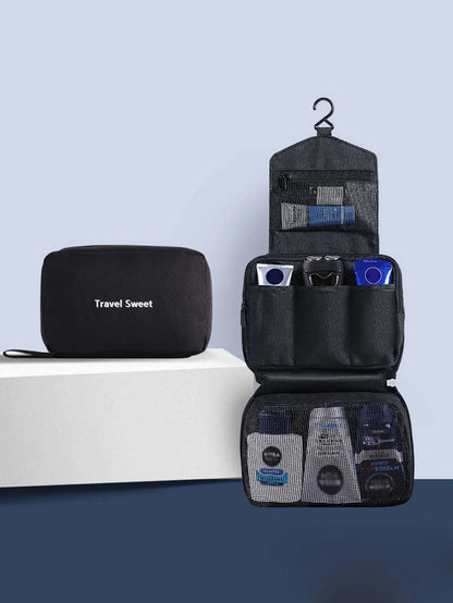 Compact Travel Toiletry Bag with Wet Dry Separation - Fesara
