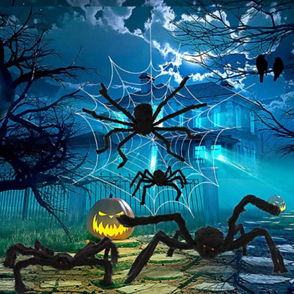 Large Scary Spider Halloween Decor
