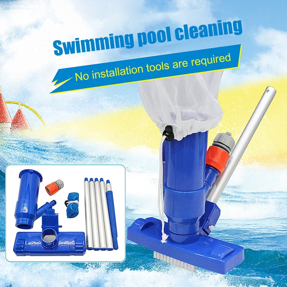 AquaRein Pool Vacuum Cleaner Kit for Pools Aquariums