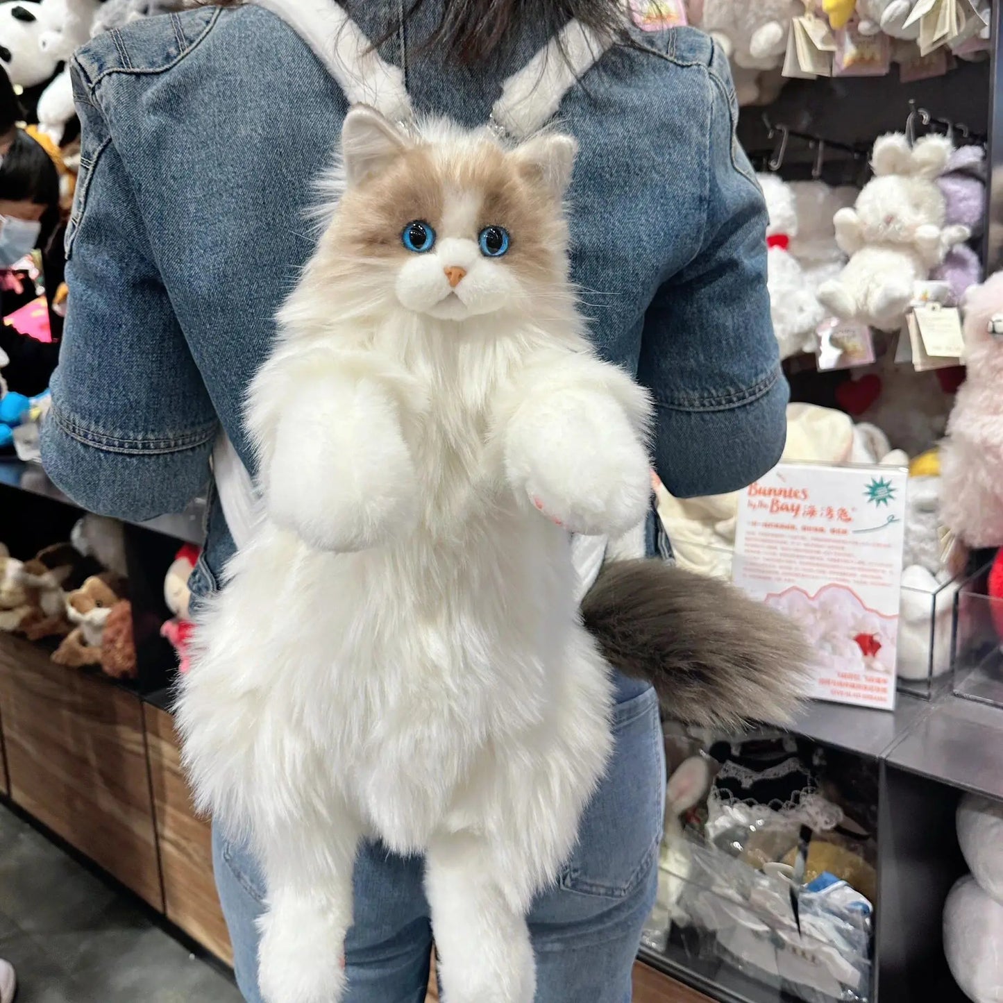Fesara | Adorable Kitten Soft Backpack