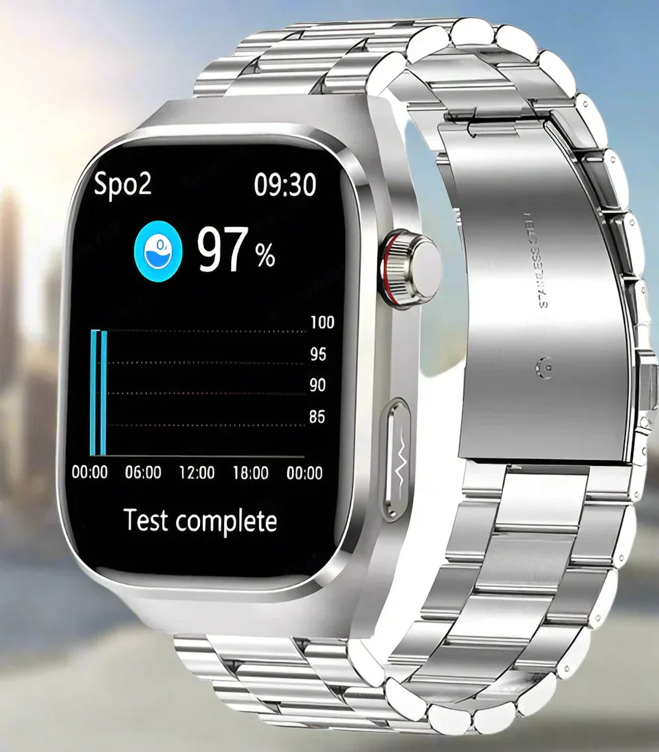 Variant image for Advanced Health Smartwatch with ECG, Blood Sugar Monitoring, 2.04-Inch AMOLED Display – Waterproof Fitness Tracker-2