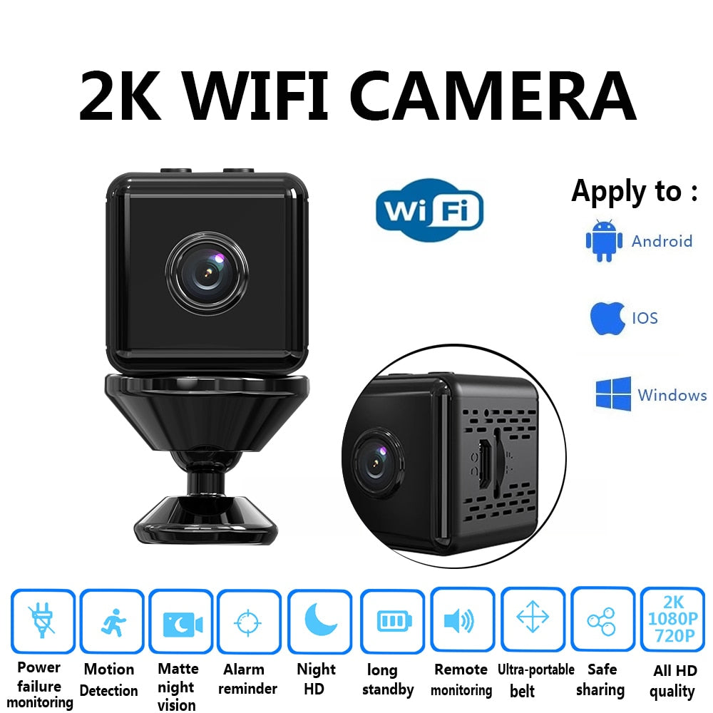 Compact Wireless Motion Sensor Security Camera - Fesara