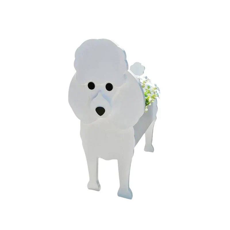 Cute Dog Planter Pot - Fun Pet Flower Container