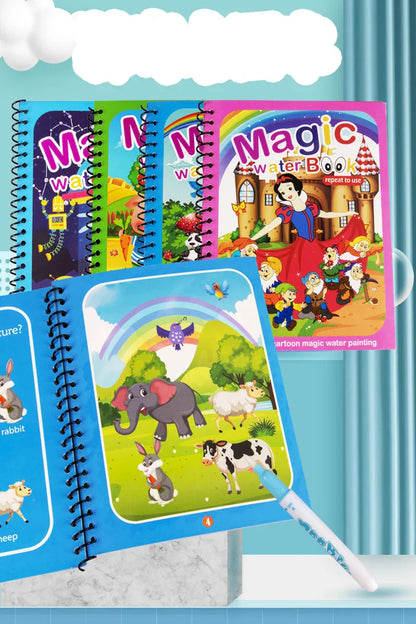 Colorful Kids Water Paint Activity Book