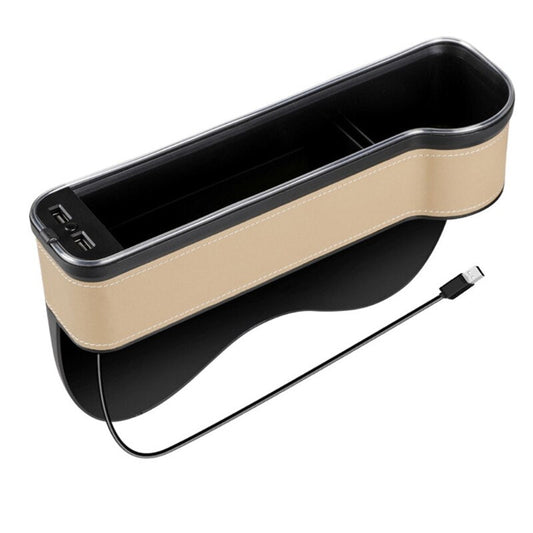 Premium Car Seat Storage USB Charger Organizer - Fesara