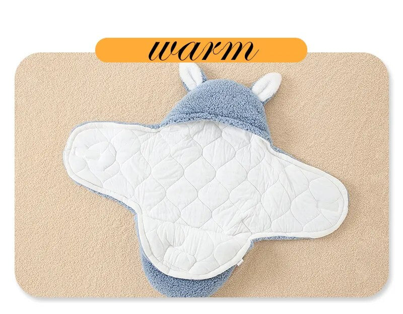 Cuddly Bunny Baby Sleep Sack Swaddle Blanket