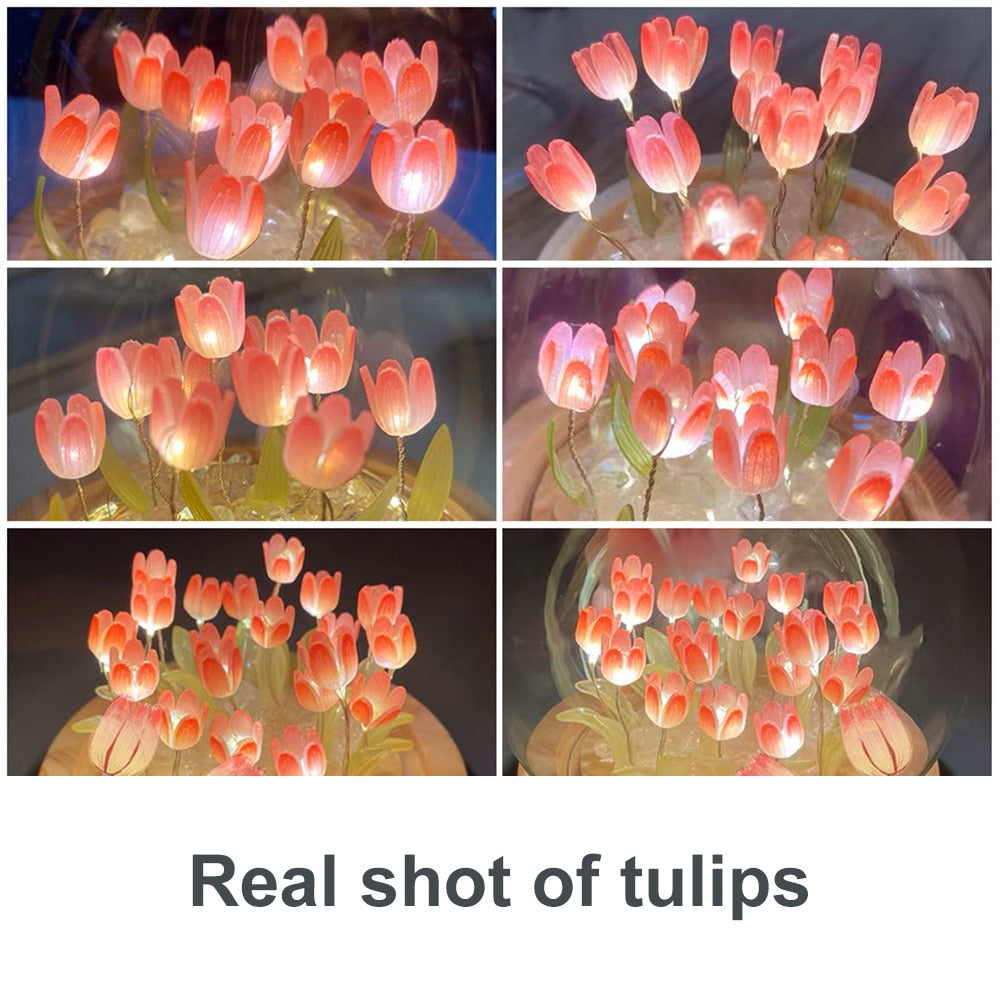 Beautiful Floral Table Night Light
