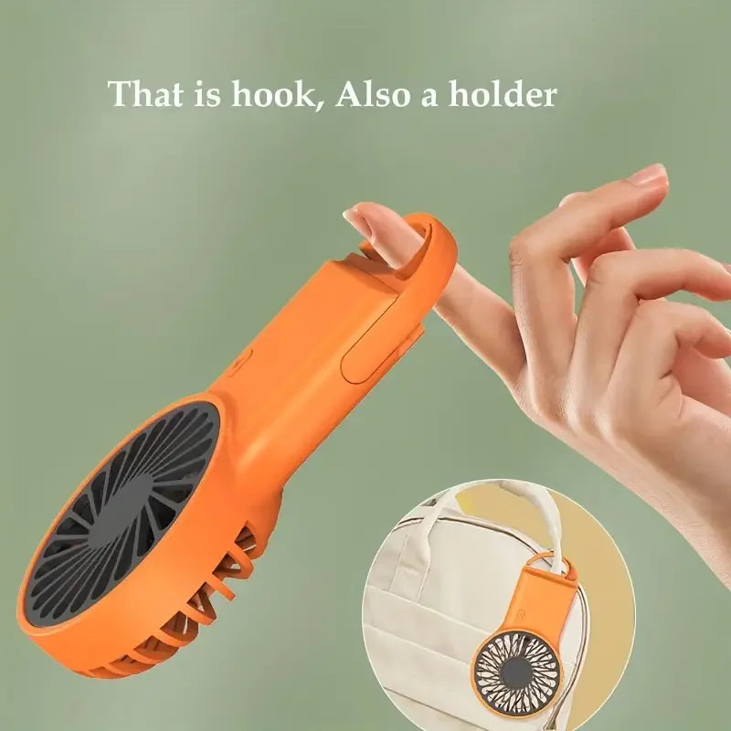 Compact Folding USB Fan with Clip