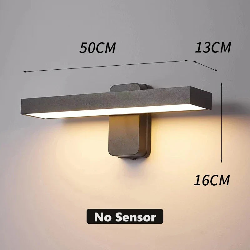 Outdoor Motion Sensor LED Wall Light Adjustable