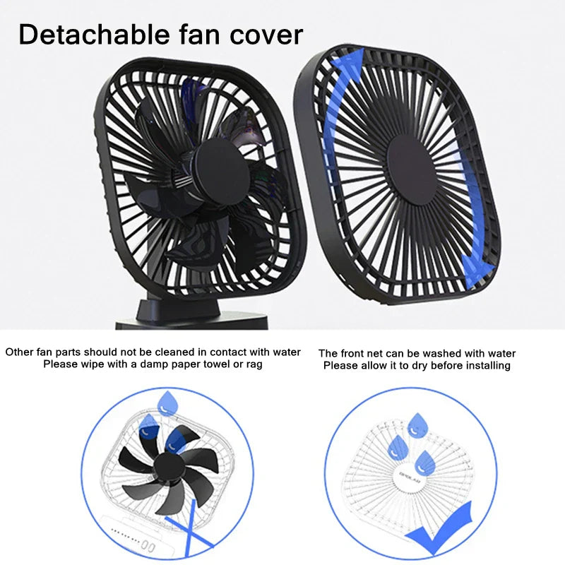 Portable Rechargeable Mini USB Desk Fan