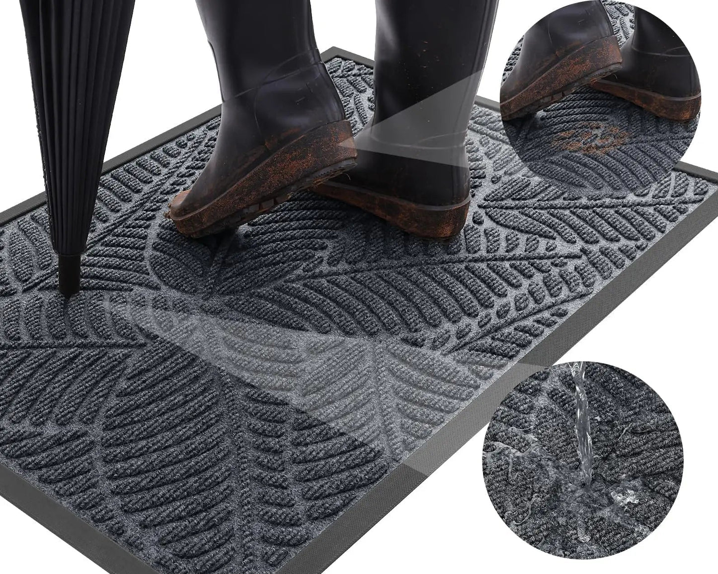 Durable Outdoor Non Slip Door Mat - Fesara