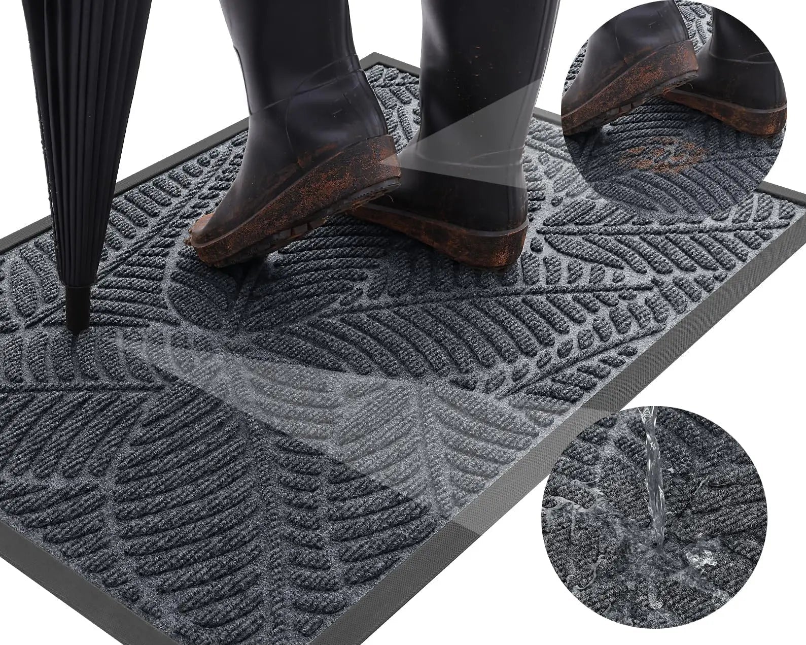 Durable Outdoor Non Slip Door Mat - Fesara