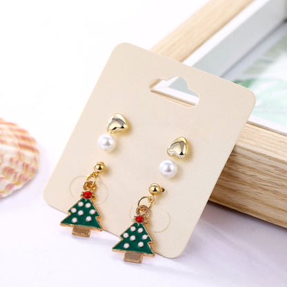 Fesara | Festive Holiday Cheer Drop Earrings