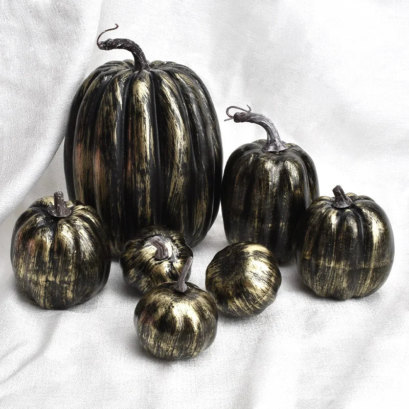 Fall Decorative Pumpkins 7-Piece Set