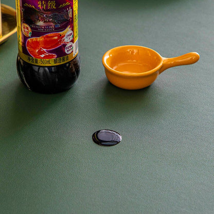 Simple Leather Waterproof Table Pad
