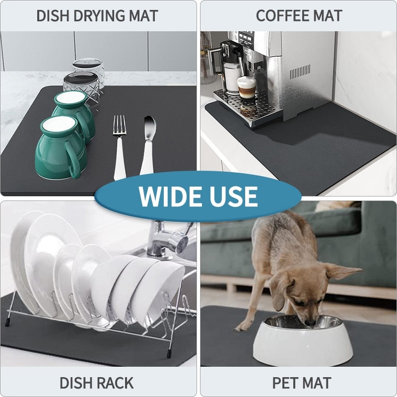 Big Microfiber Kitchen Drying Mat