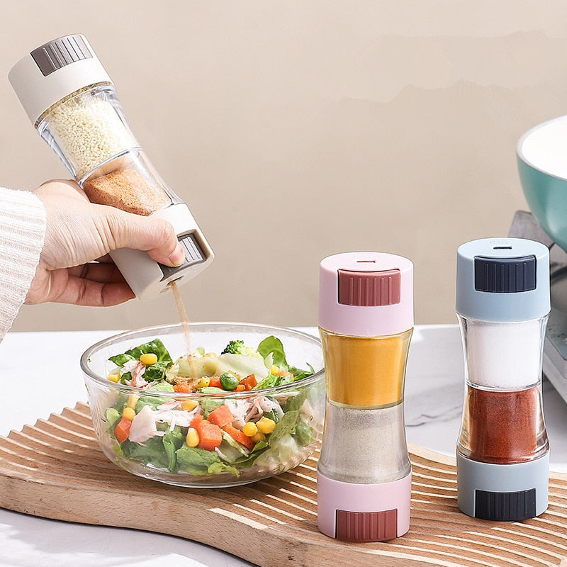 Easy Double Spice Shaker Container