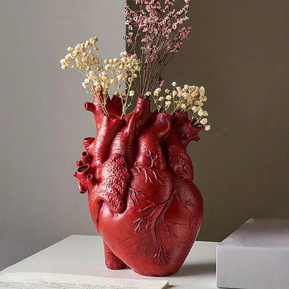 Romantic Heart Shaped Ceramic Vase