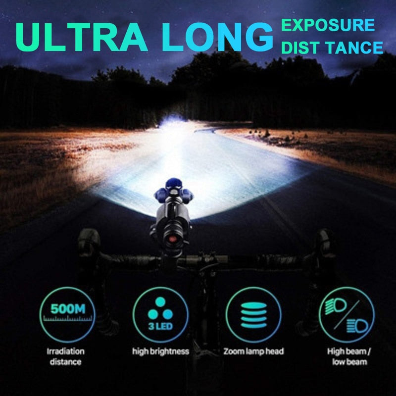 Bright 3 LED Rechargeable Flashlight
