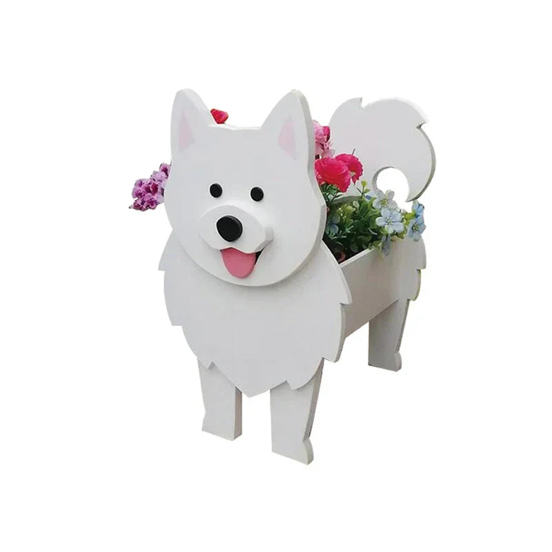 Cute Dog Planter Pot - Fun Pet Flower Container