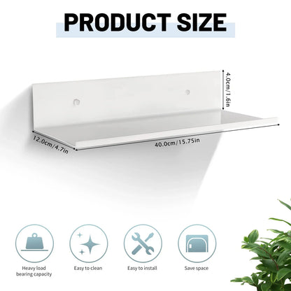 Modern Metal Floating Shelf Storage