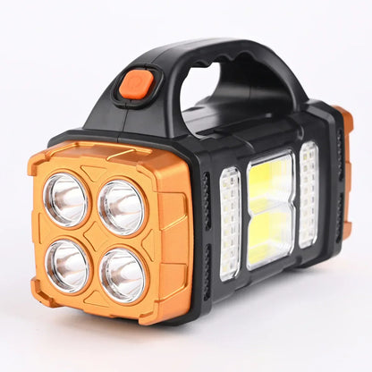Portable Solar Charger with LED Light