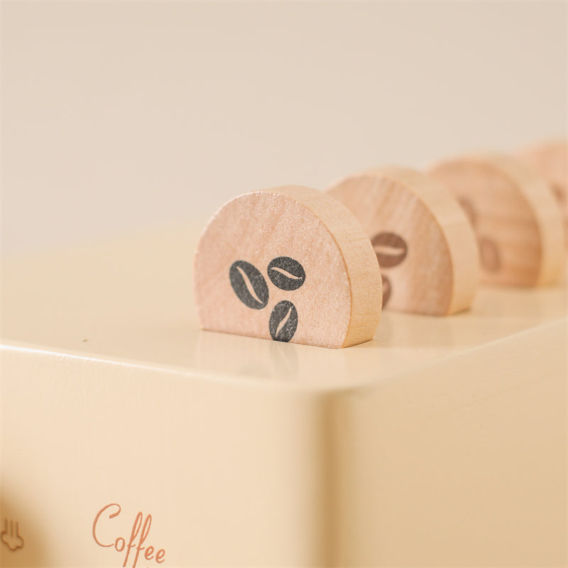 Fun Kids Wooden Coffee Maker Playset