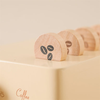 Fun Kids Wooden Coffee Maker Playset
