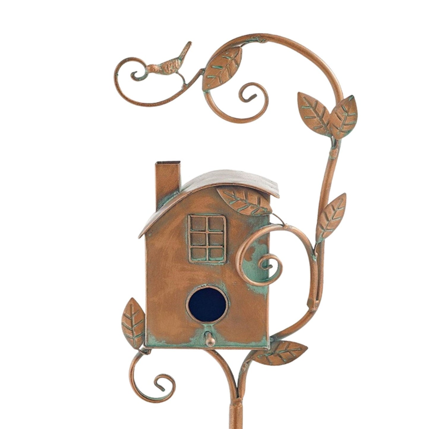 Colorful Metal Birdhouse Garden Decoration