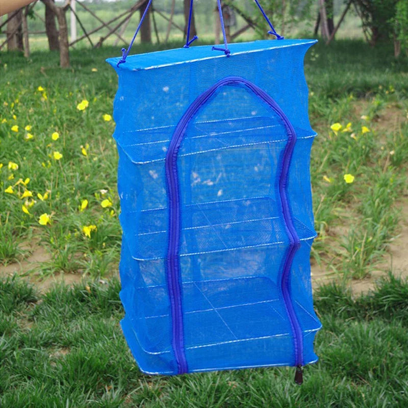 Compact 3 Tier Folding Dryer Basket for Herbs and Veggies