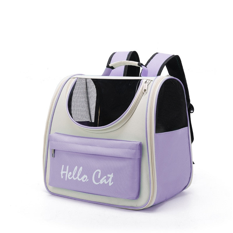 Ventilated Clear Cat Travel Carrier Bag