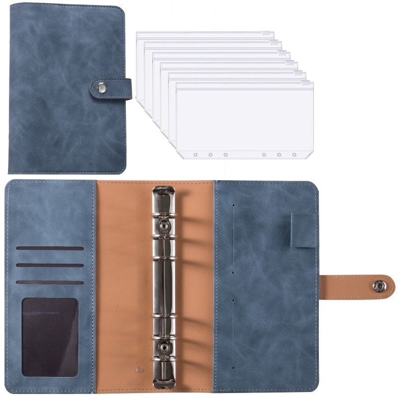 Premium Leather Wallet Notebook Organizer