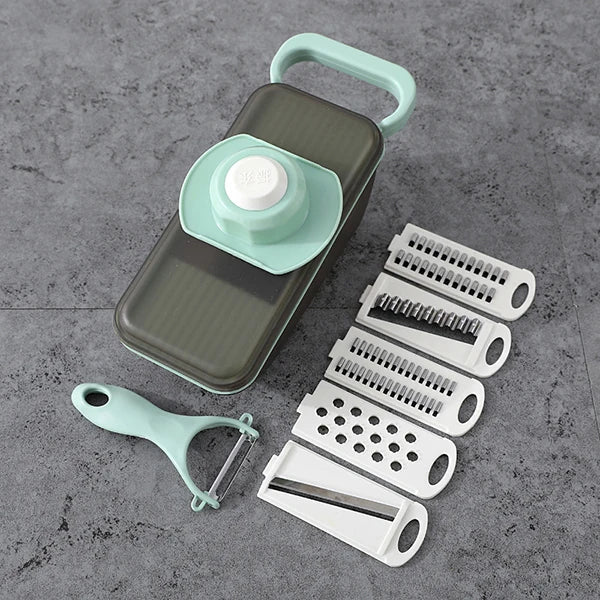 Easy 5-in-1 Veggie Chopper with Container - Fesara