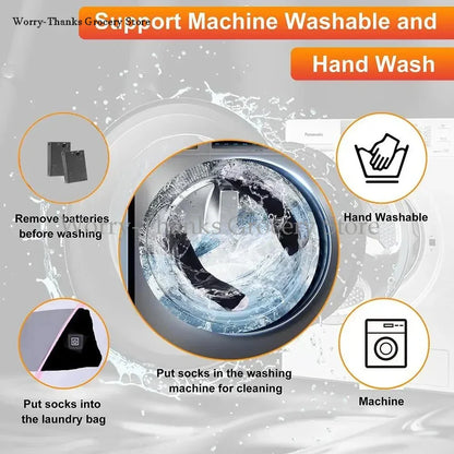 Warm Thermal Rechargeable Heated Socks for Outdoor Use