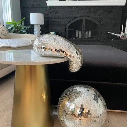 Shiny Disco Ball Wall Hanging – Sparkly Decorative Art