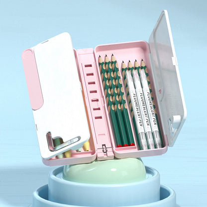 Portable Collapsible Book Stand Desk Organizer Box