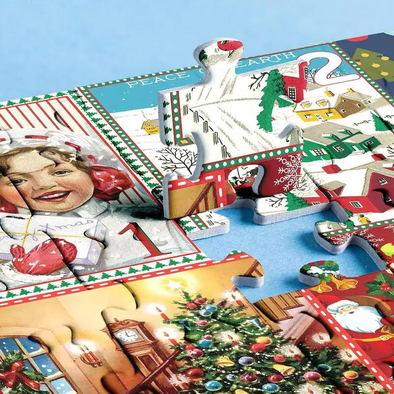Fun Christmas Puzzle Countdown Calendar
