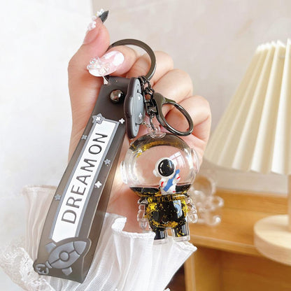 Sparkling Crystal Space Keychain