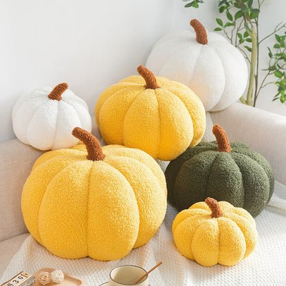 Cozy Orange Autumn Decorative Throw Pillows