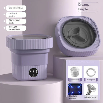 Portable Mini Folding Washing Machine for Travel
