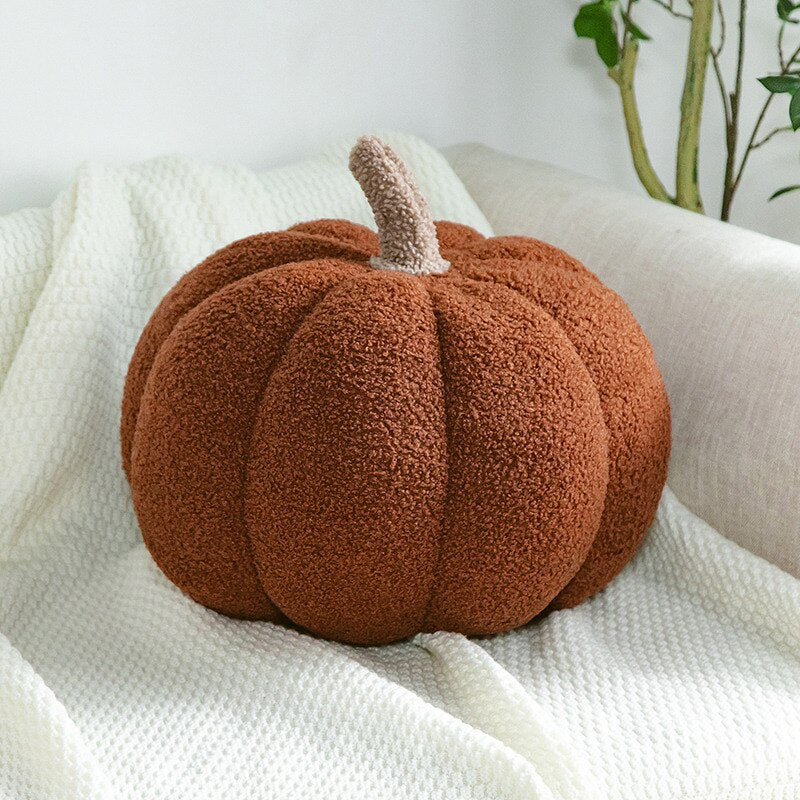 Cozy Orange Autumn Decorative Throw Pillows