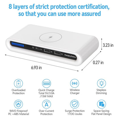 Compact 4 in 1 Wireless Charging Dock