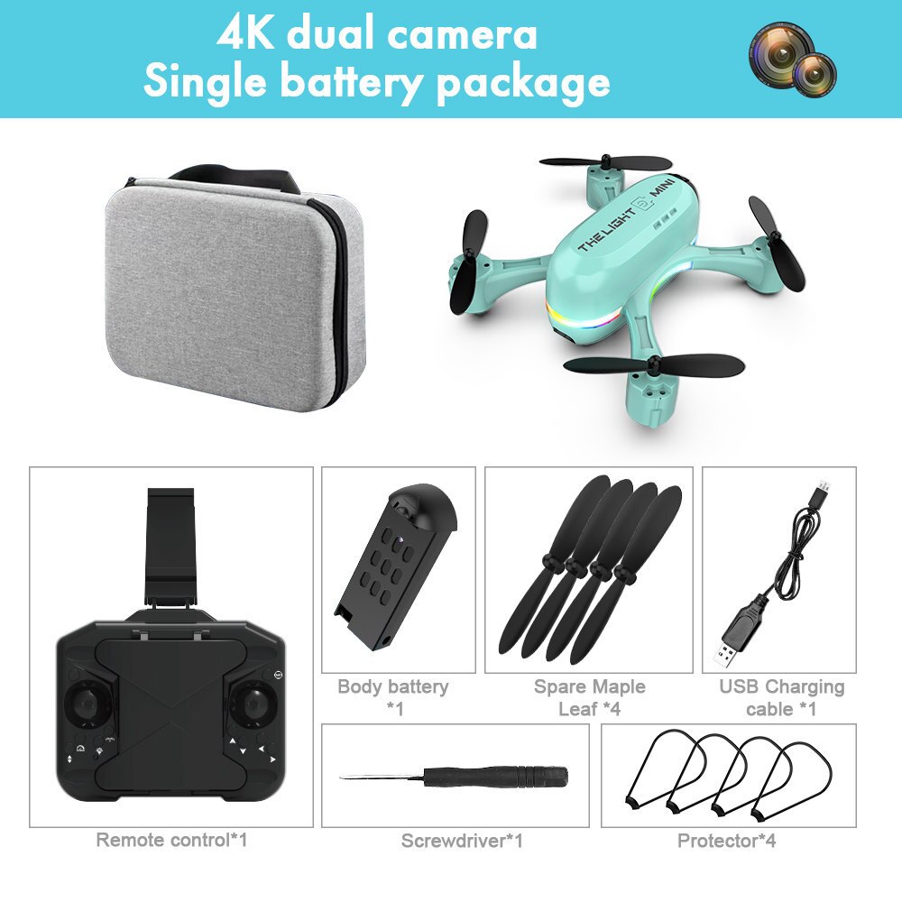 Compact 2 Camera Portable Mini Drone